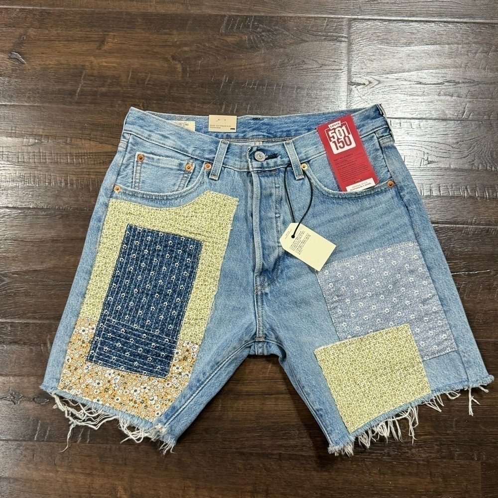 Levi’s 501 93 Patchwork Denim Short‎ Size 29X7 Men